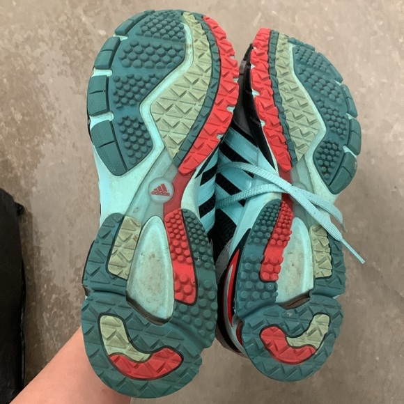 Adidas Black and Blue marathon 10 Sneakers with Supportive Sole - Picture 4 of 7